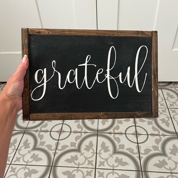 grateful home decor sign - Picture 5 of 6